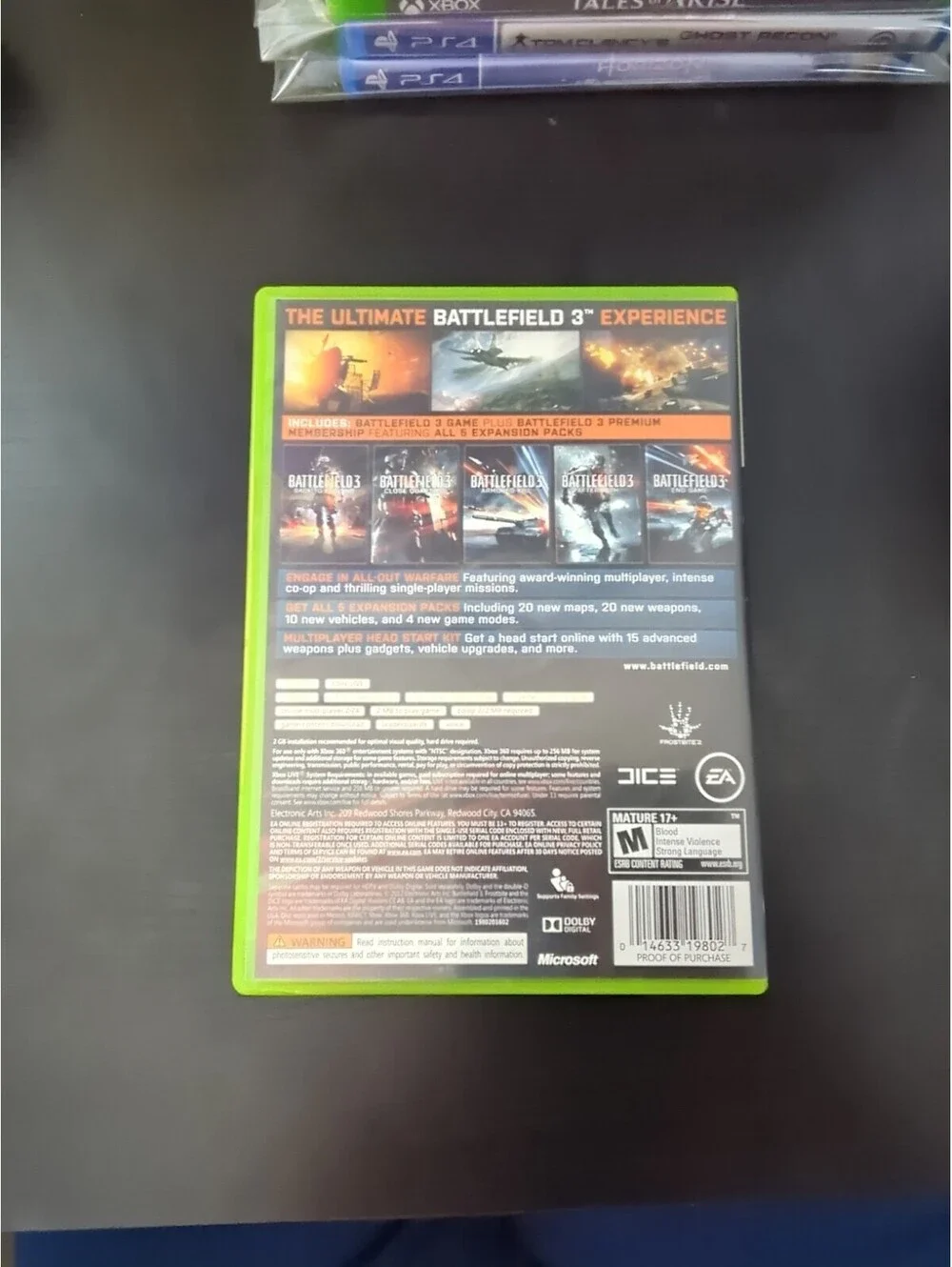 Battlefield 3 -- Premium Edition (Microsoft Xbox 360, 2012)